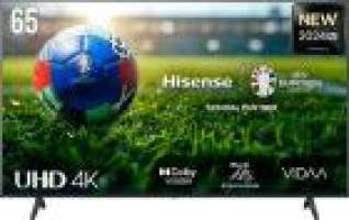 Телевизор Hisense LED 65" черный, 4K Ultra HD, Smart TV 65A6N